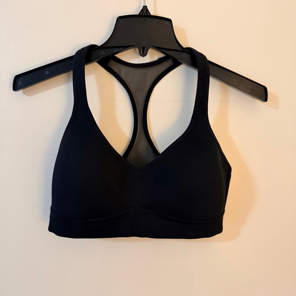 Lululemon Black Racerback Sports Bra Size 6 - Picture 15 of 16